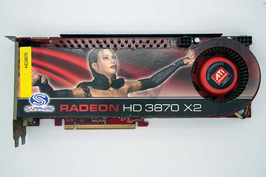 蓝宝石SAPPHIRE HD3870 X2 1GB 显示卡（ATI Radeon HD3870芯片x2）